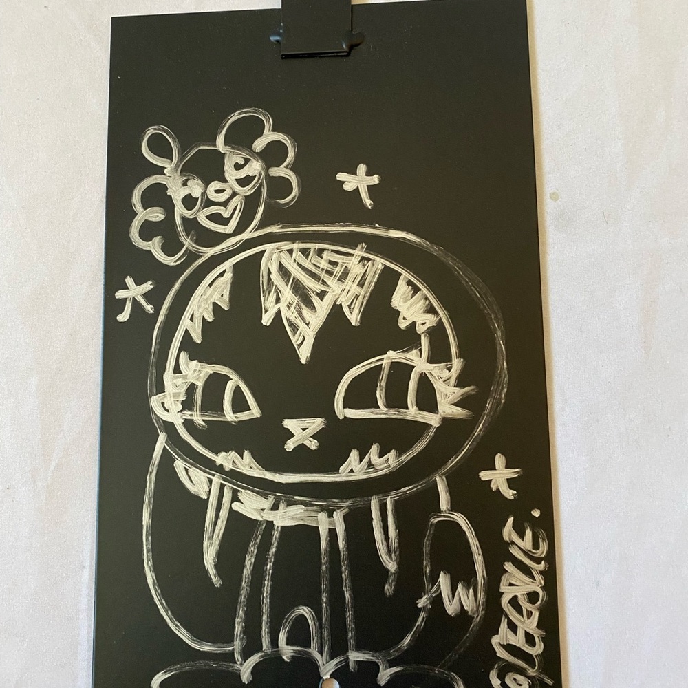 Persue bunny Kitty original art Kaws Takashi Murakami Futura 2000 Shepard fairey